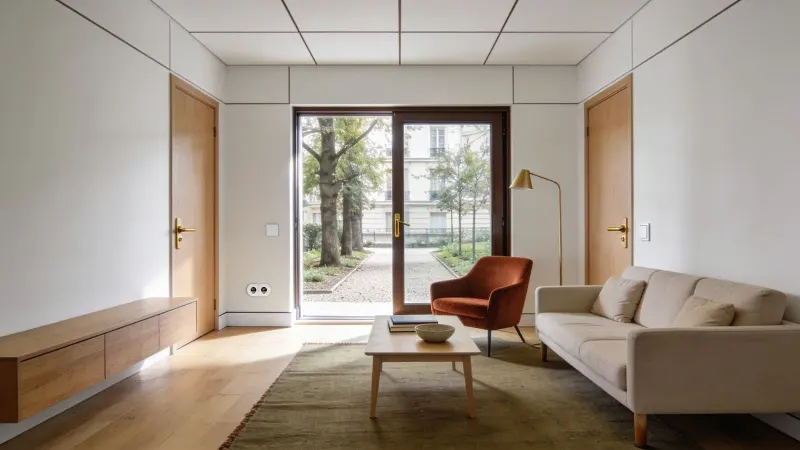 Trois pièces neuf de 96 m² sur jardin, rue de la Tour-des-Dames