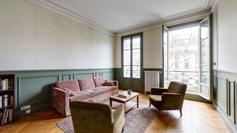 Quatre pièces de 108 m² avec jardin d'hiver, rue de Bourgogne